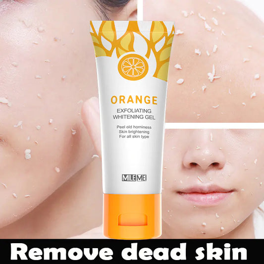 Orange Exfoliating Whitening Gel for Face Scrub