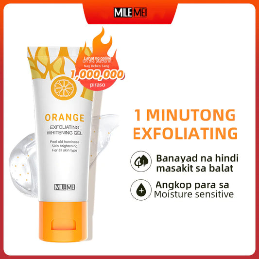 Orange Exfoliating Whitening Gel for Face Scrub